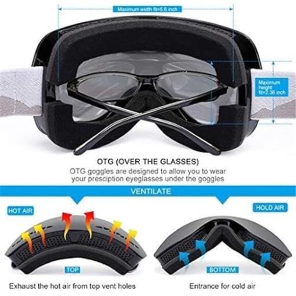 Supertrip Professional Ski Goggles for Men and Women Double Lens Anti-Fog Big main image 5